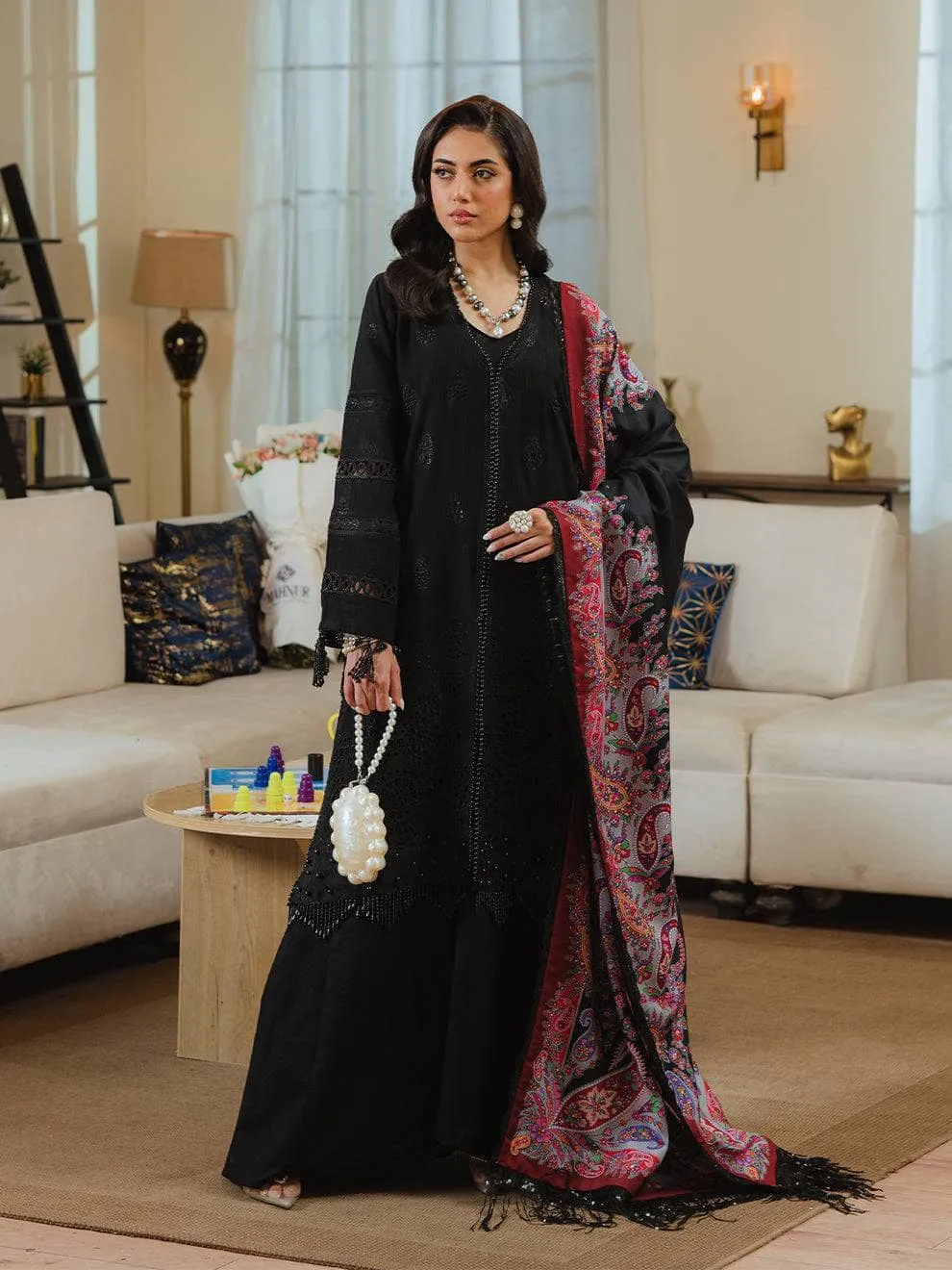 Mahnur Khaddar Silk Wool Shawls