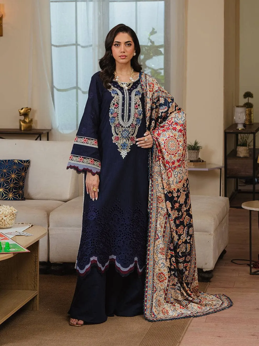 Mahnur Khaddar Silk Wool Shawls