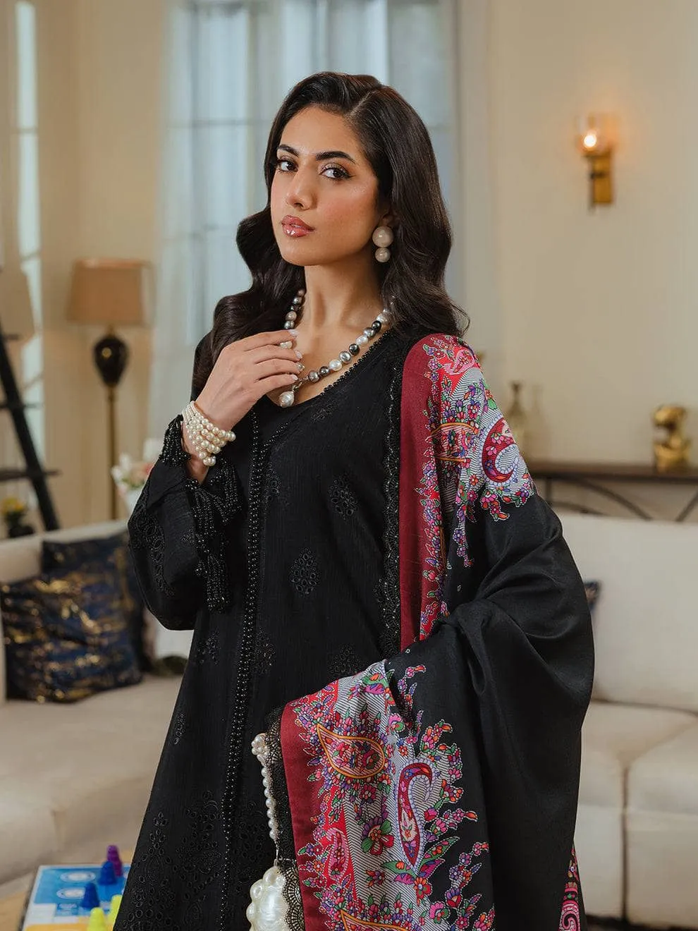 Mahnur Khaddar Silk Wool Shawls