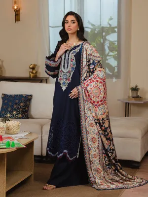 Mahnur Khaddar Silk Wool Shawls