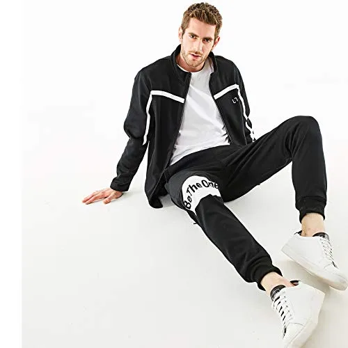 MANTORS Men's Full Zip Tracksuit Set Casual Jogging Athletic Sweat Suits 29Gray M