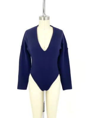 Marc Audibet Wool Knit Bodysuit