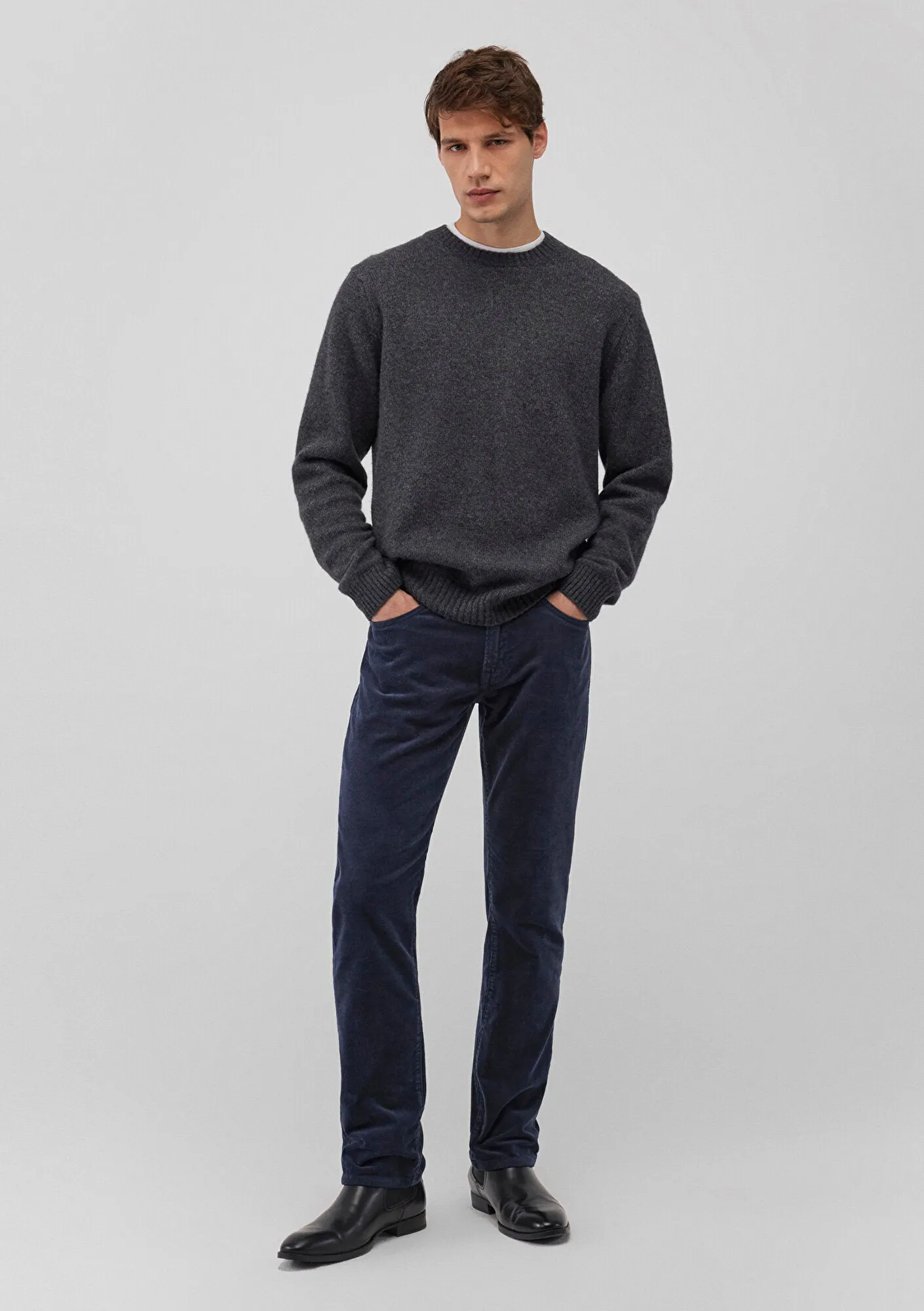 Marcus Blueberry Corduroy Pants