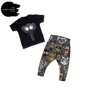 Market night - Birthday leggings and tee set
