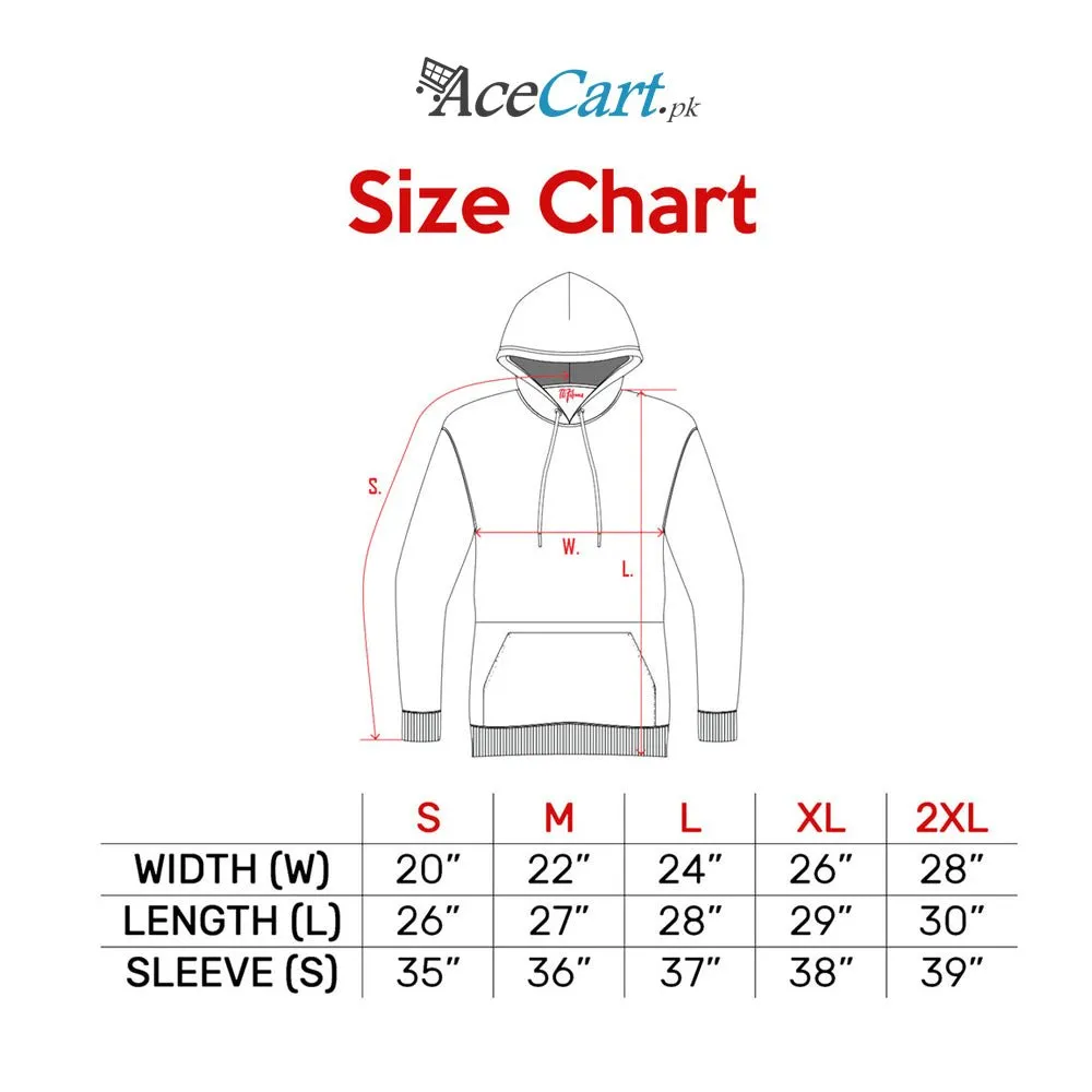 Maroon Marshmallow Printed Fleece Hoodie For Men