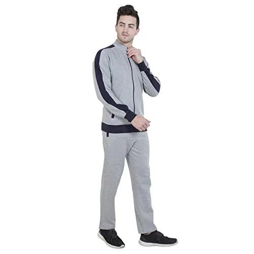 Matelco Men's Wool Tracksuit (AD07TS13_Grey_X-Large)