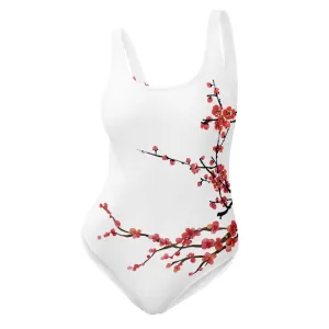 Mei - Cherry Blossom One-Piece Swimsuit