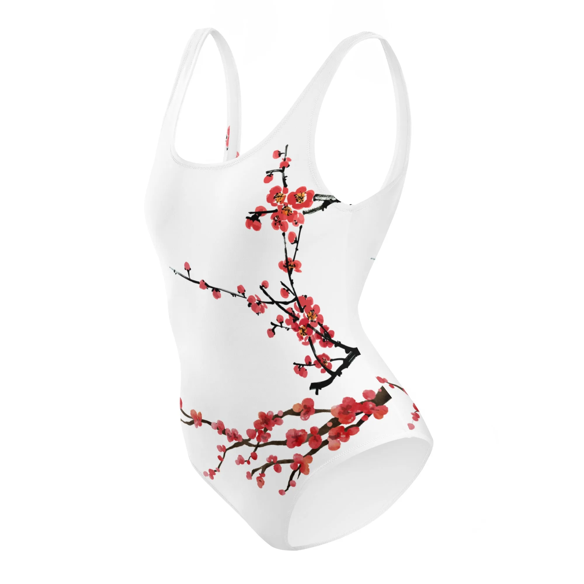 Mei - Cherry Blossom One-Piece Swimsuit