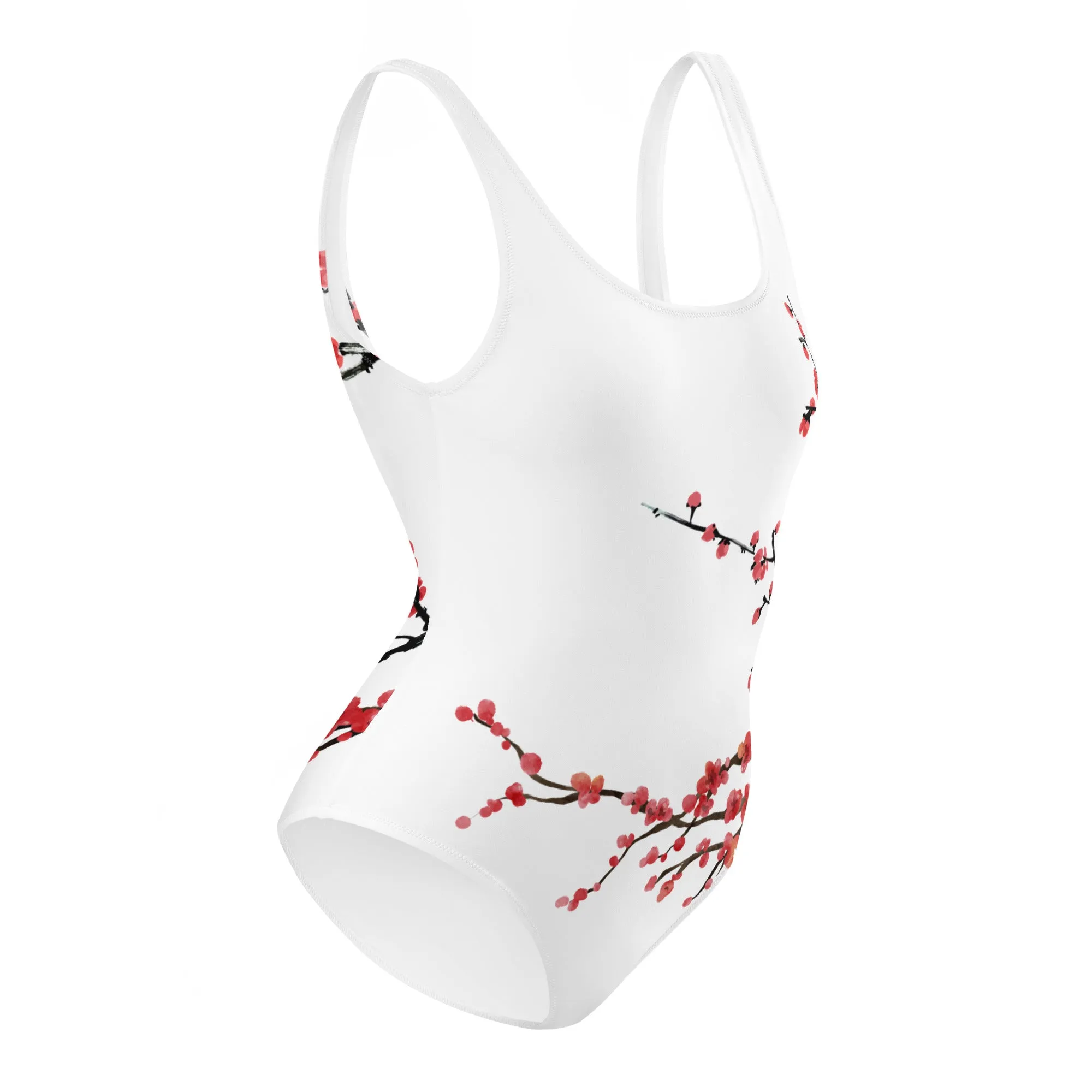 Mei - Cherry Blossom One-Piece Swimsuit