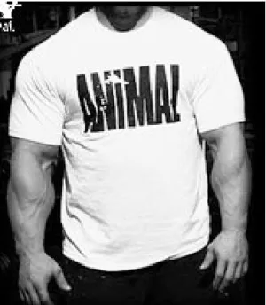 Men's Animal Gym Workout Shirt In 2 Different Styles
