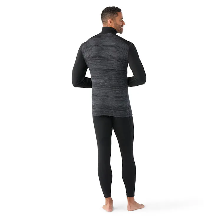 Men's Classic Thermal Merino Base Layer Quarter-Zip - Black Color Shift