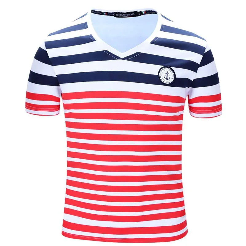 Men's Fashion Striped Tee