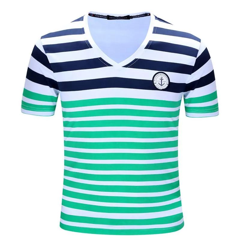Men's Fashion Striped Tee