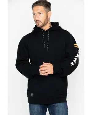 Men's Logo Sleeve Hooded Work Sweatshirt - Big