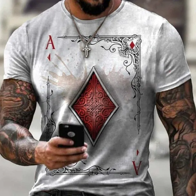 Men's T-shirt round neck short sleeve