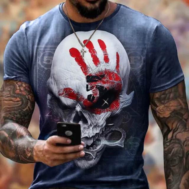 Men's T-shirt round neck short sleeve
