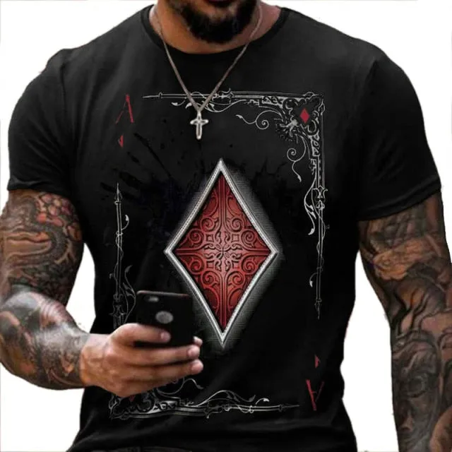Men's T-shirt round neck short sleeve