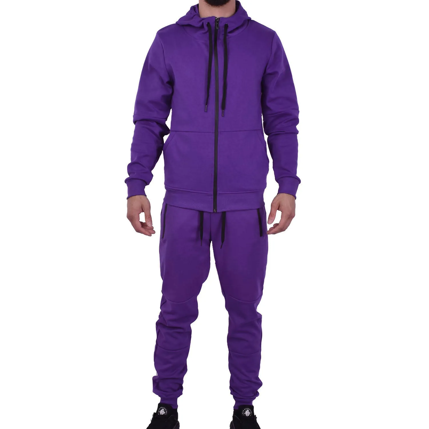 Men's Tech Fleece Tracksuit - Purple