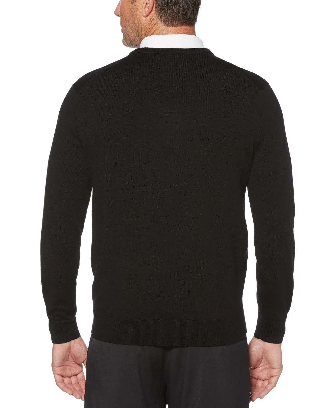 Mens V-Neck Merino Sweater