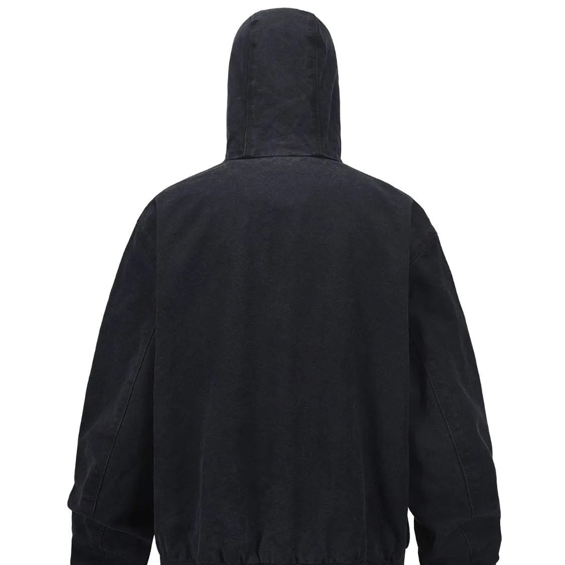 Men's Zip Up Washed Hooded Jacket