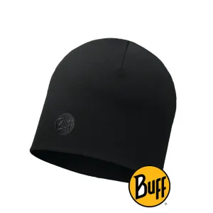 Merino Wool Thermal Hat Solid Black