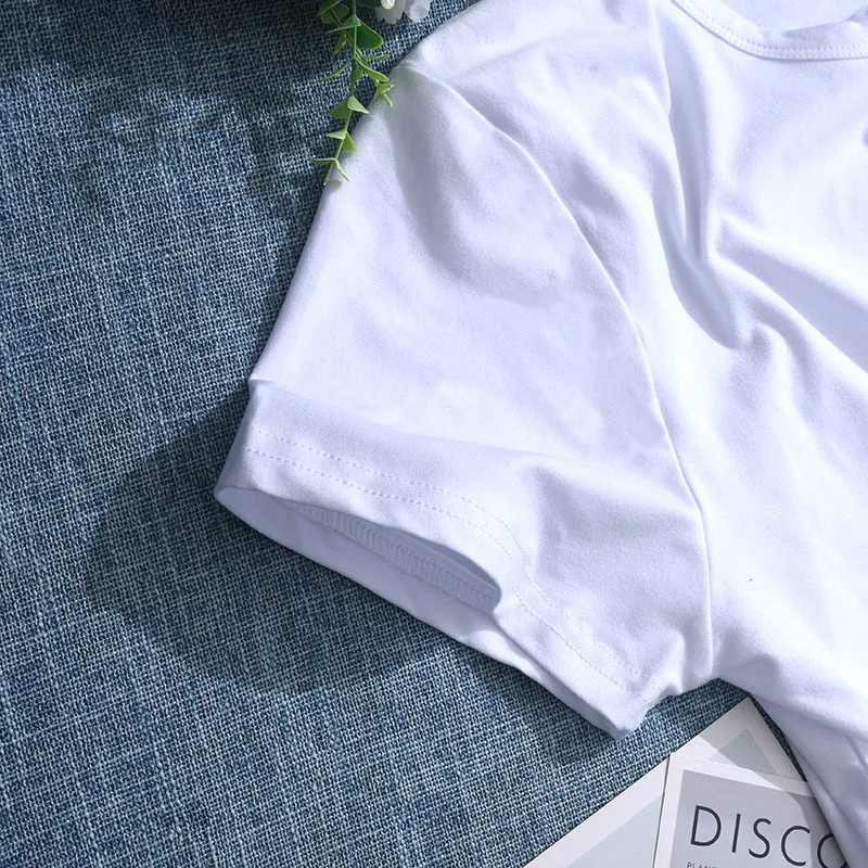 Merry Christmas Women White T-Shirt F