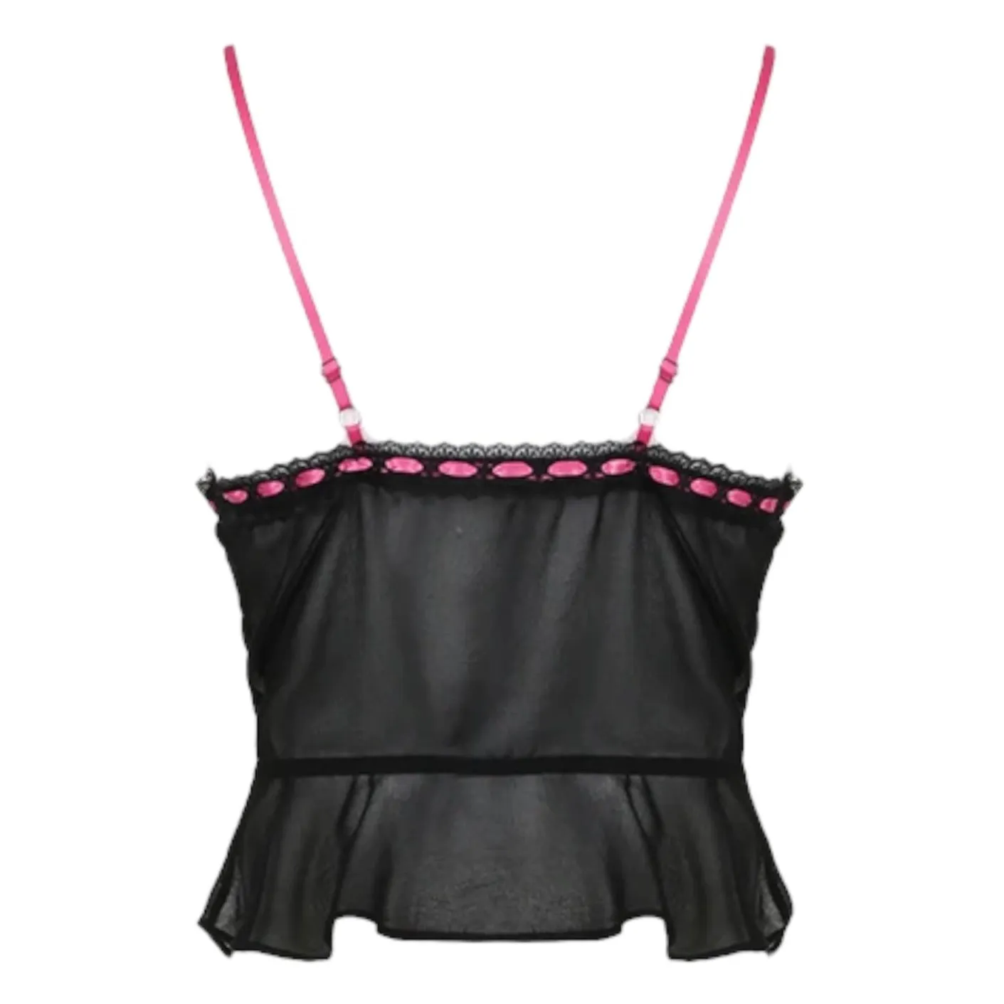 Mia Black Ribbon Top