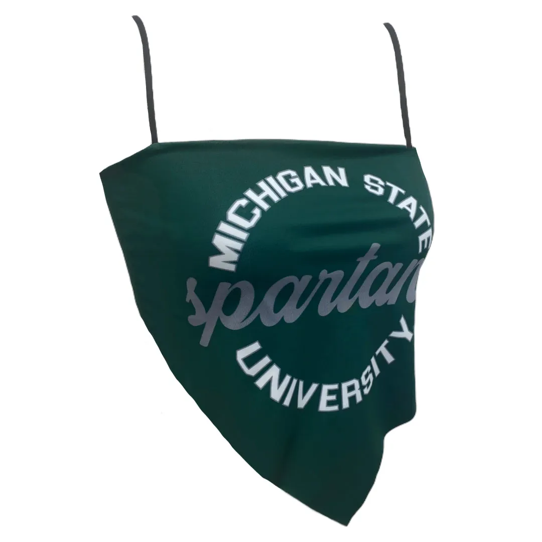 Michigan State Strap Bandana Top