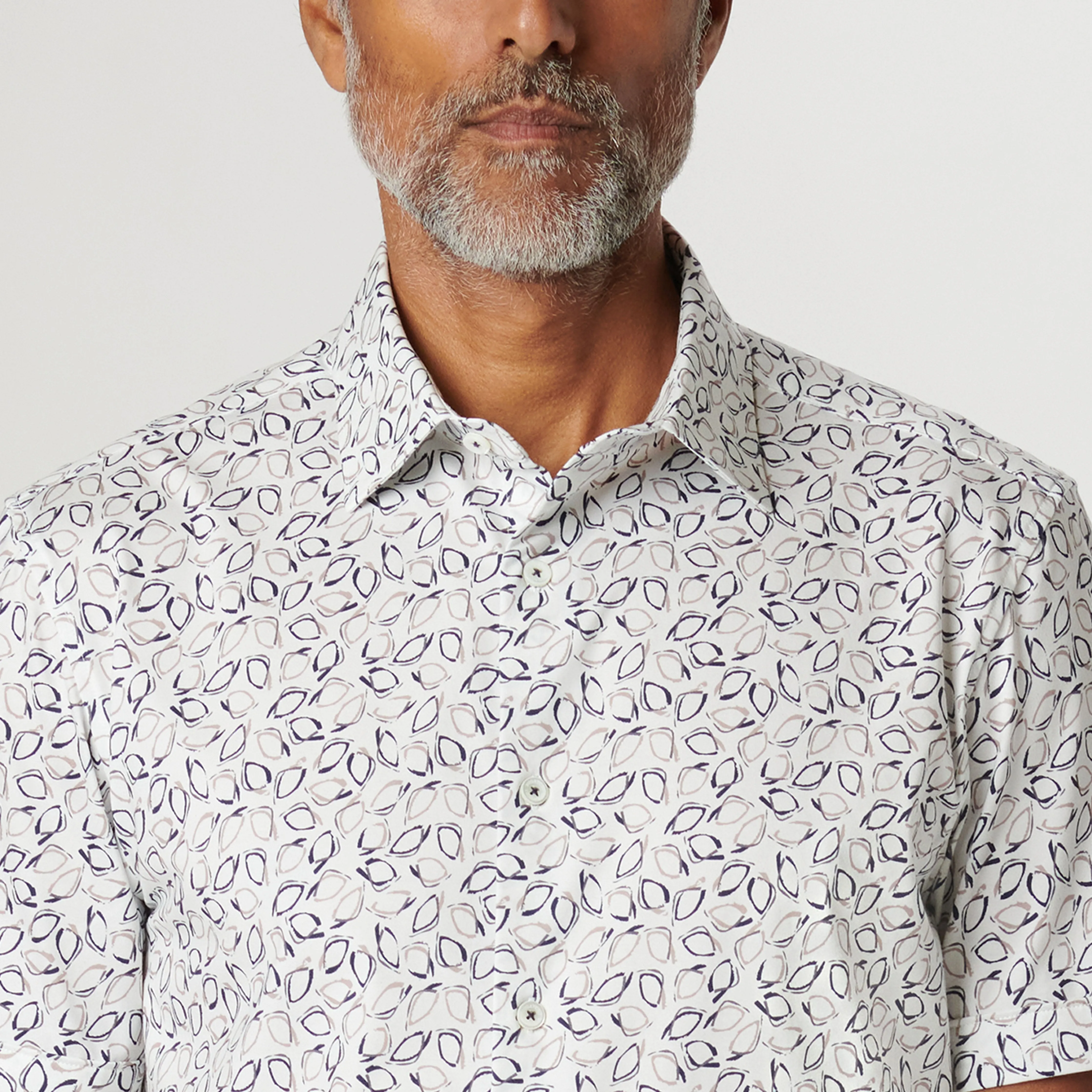 Miles Abstract OoohCotton Short Sleeve Shirt
