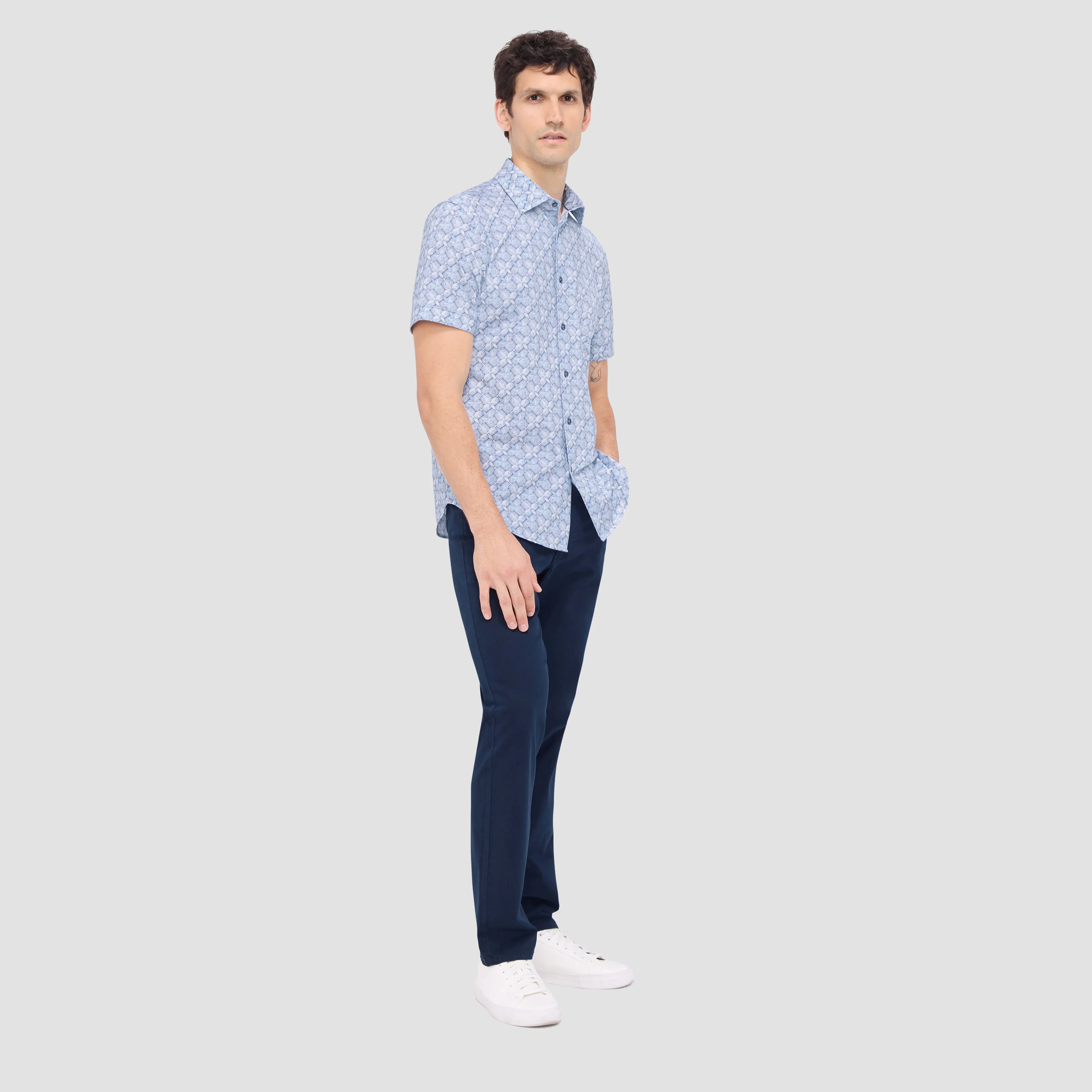 Miles Abstract OoohCotton Short Sleeve Shirt