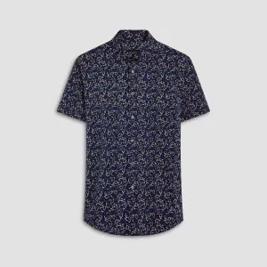 Miles Abstract Print OoohCotton Short Sleeve Shirt