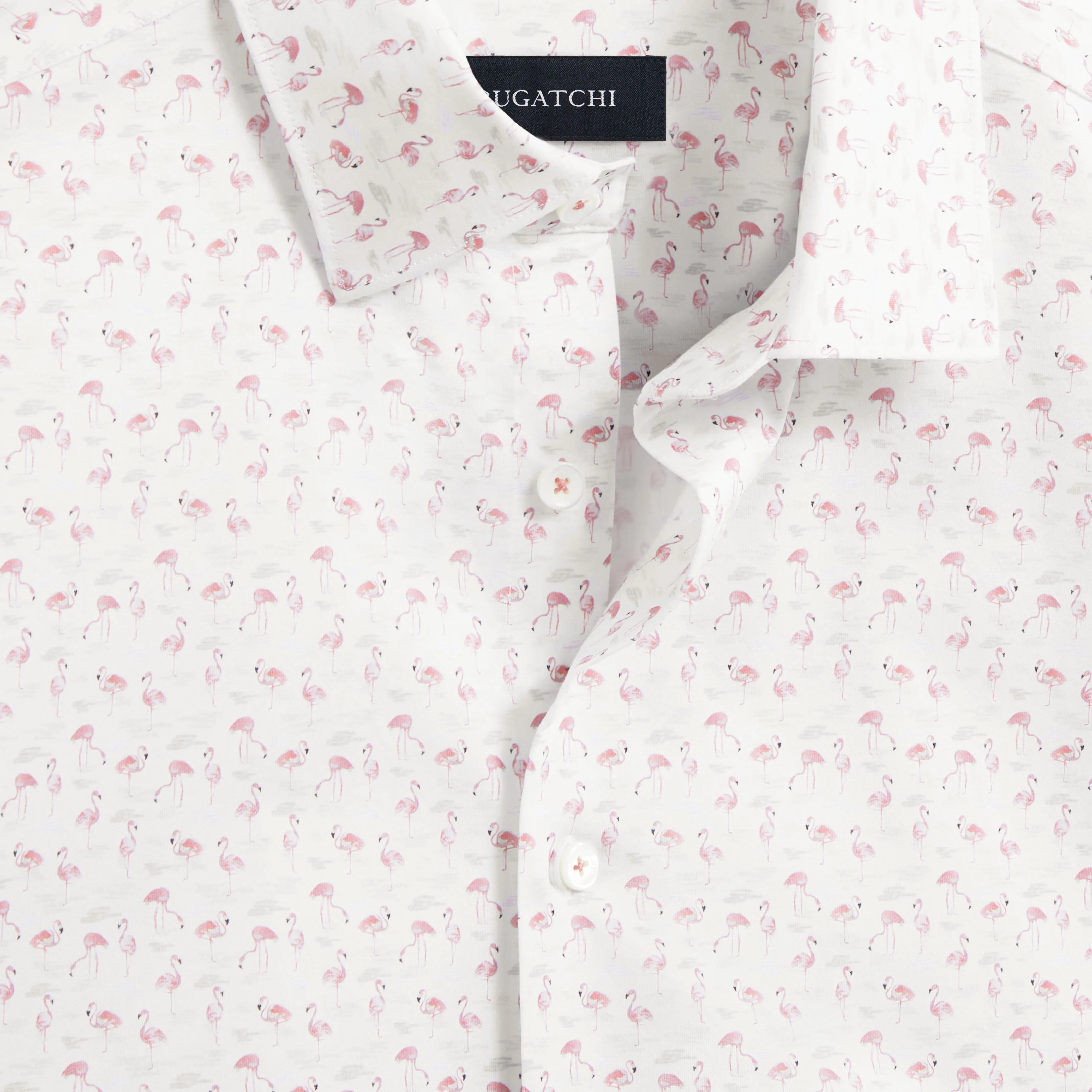 Miles Flamingo OoohCotton Short Sleeve Shirt