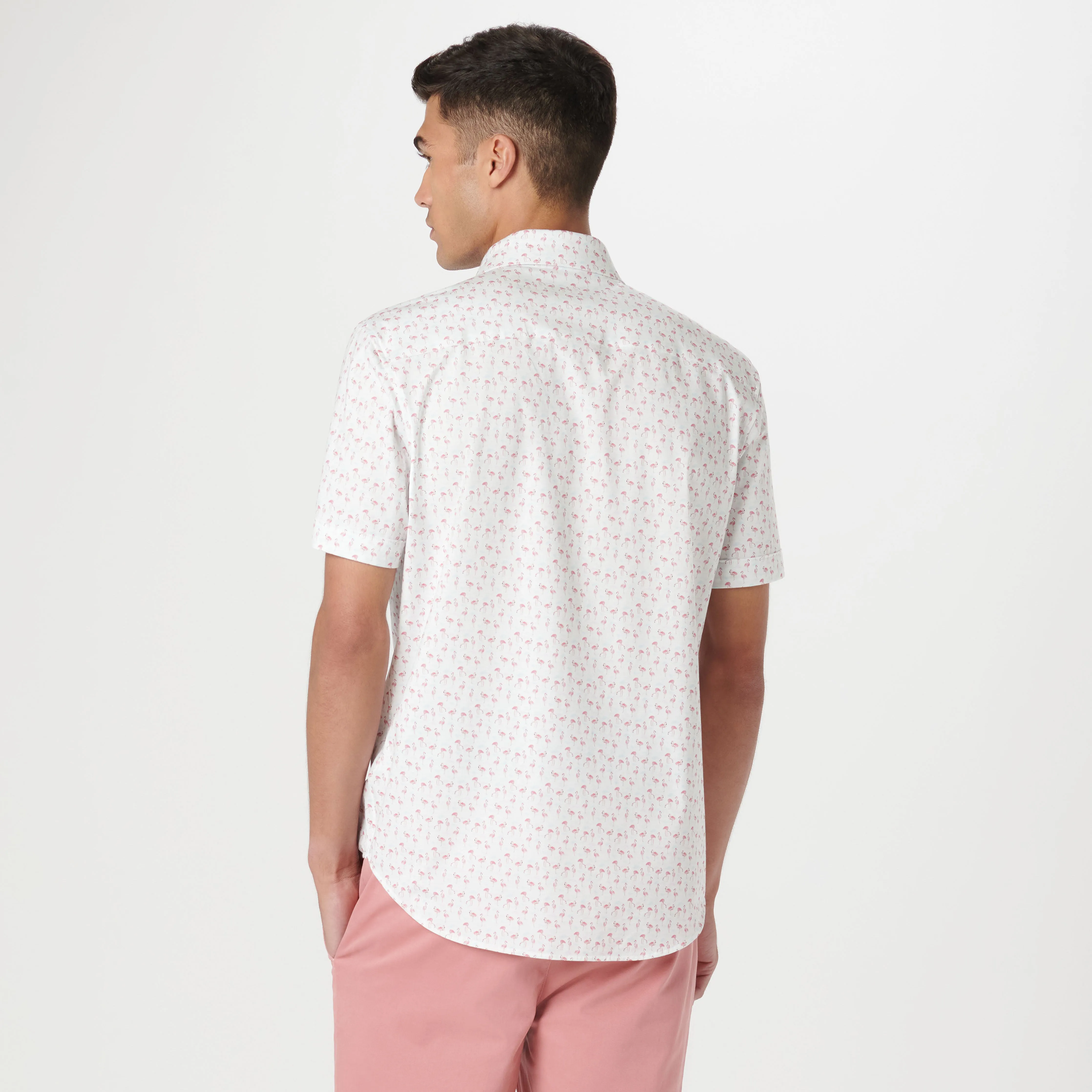 Miles Flamingo OoohCotton Short Sleeve Shirt