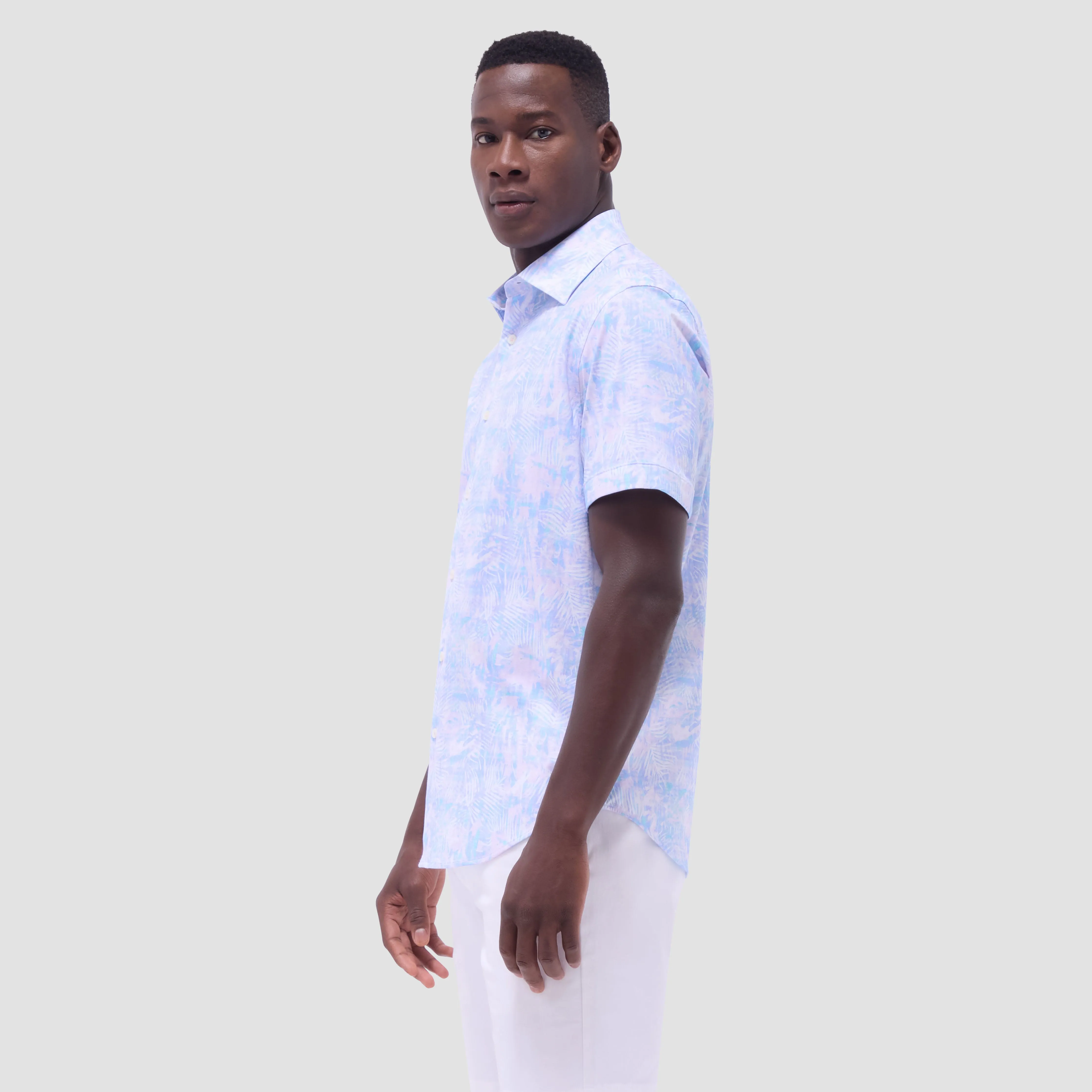 Miles Floral OoohCotton Short-Sleeve Shirt