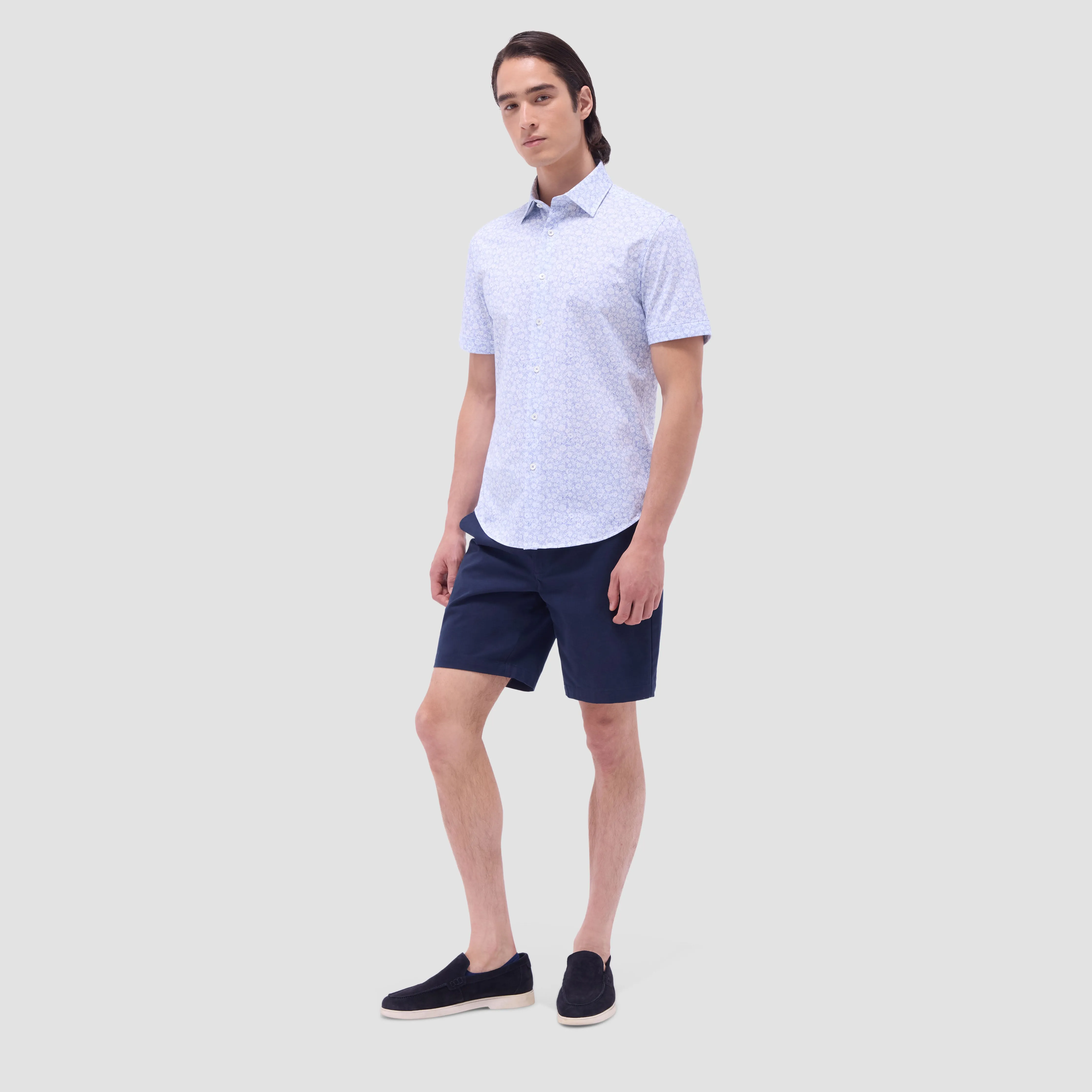 Miles Floral OoohCotton Short-Sleeve Shirt
