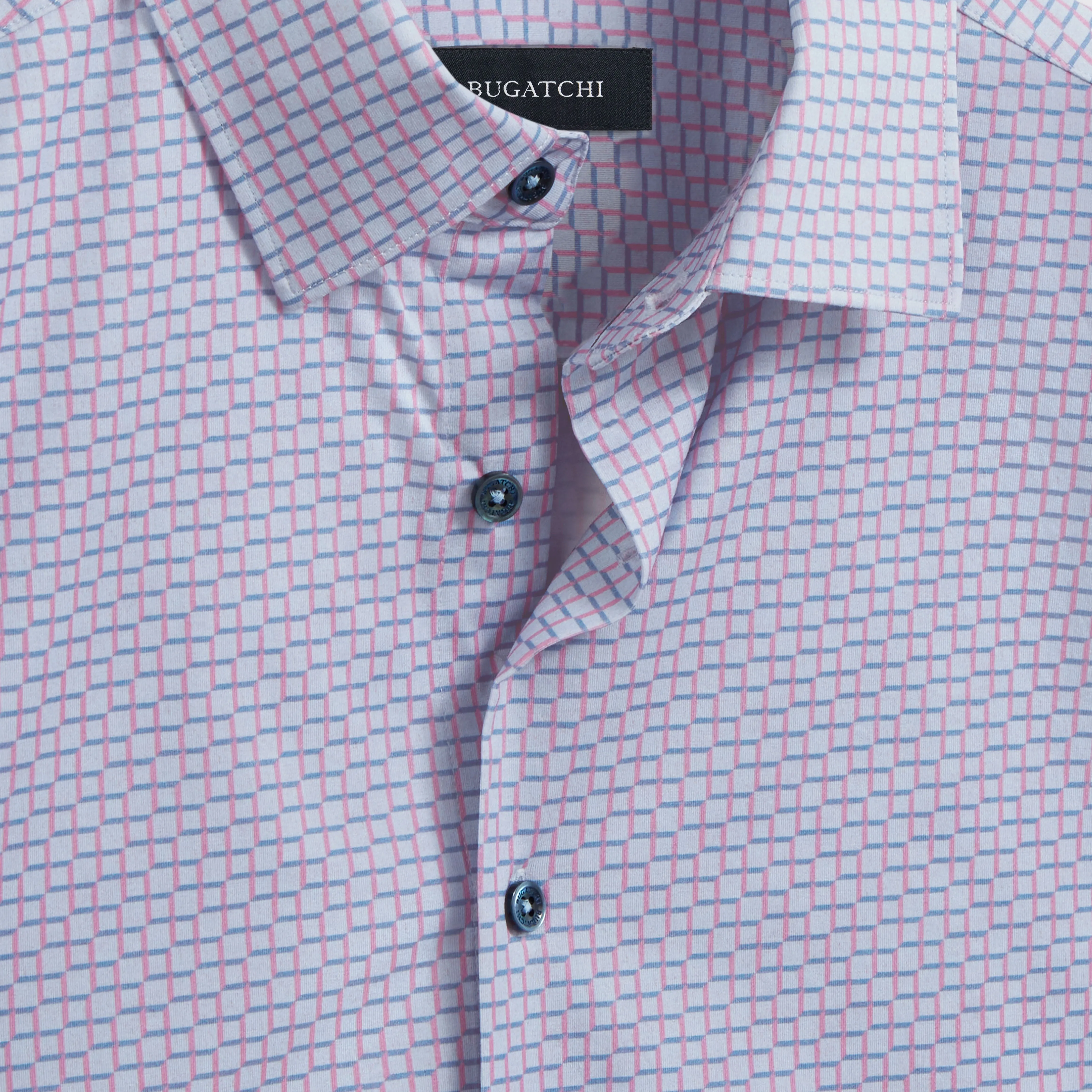 Miles Geometric OoohCotton Short Sleeve Shirt