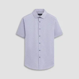 Miles Geometric OoohCotton Short Sleeve Shirt
