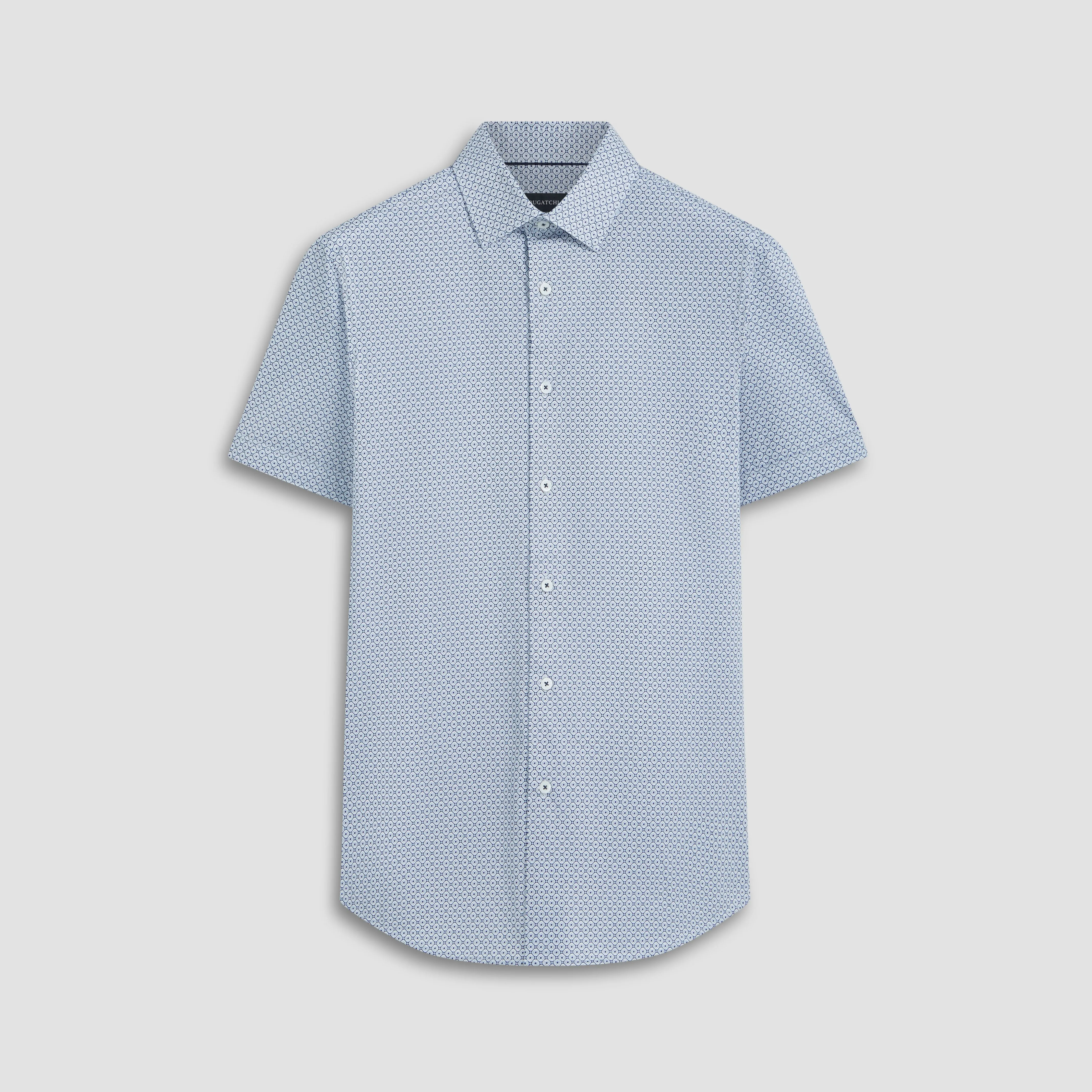 Miles Geometric OoohCotton Short Sleeve Shirt