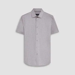Miles Geometric OoohCotton Short Sleeve Shirt