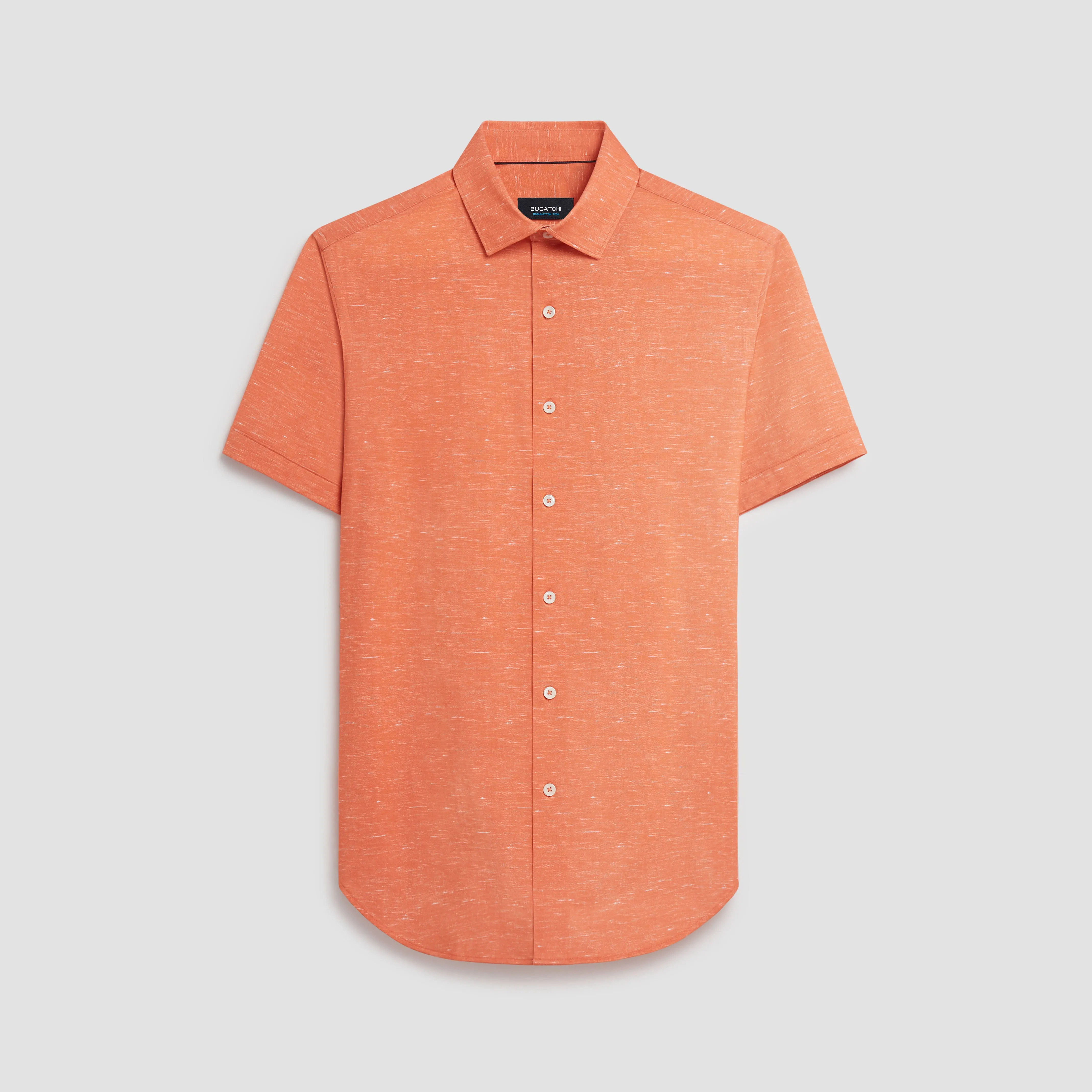 Miles Heather Print OoohCotton Short Sleeve Shirt