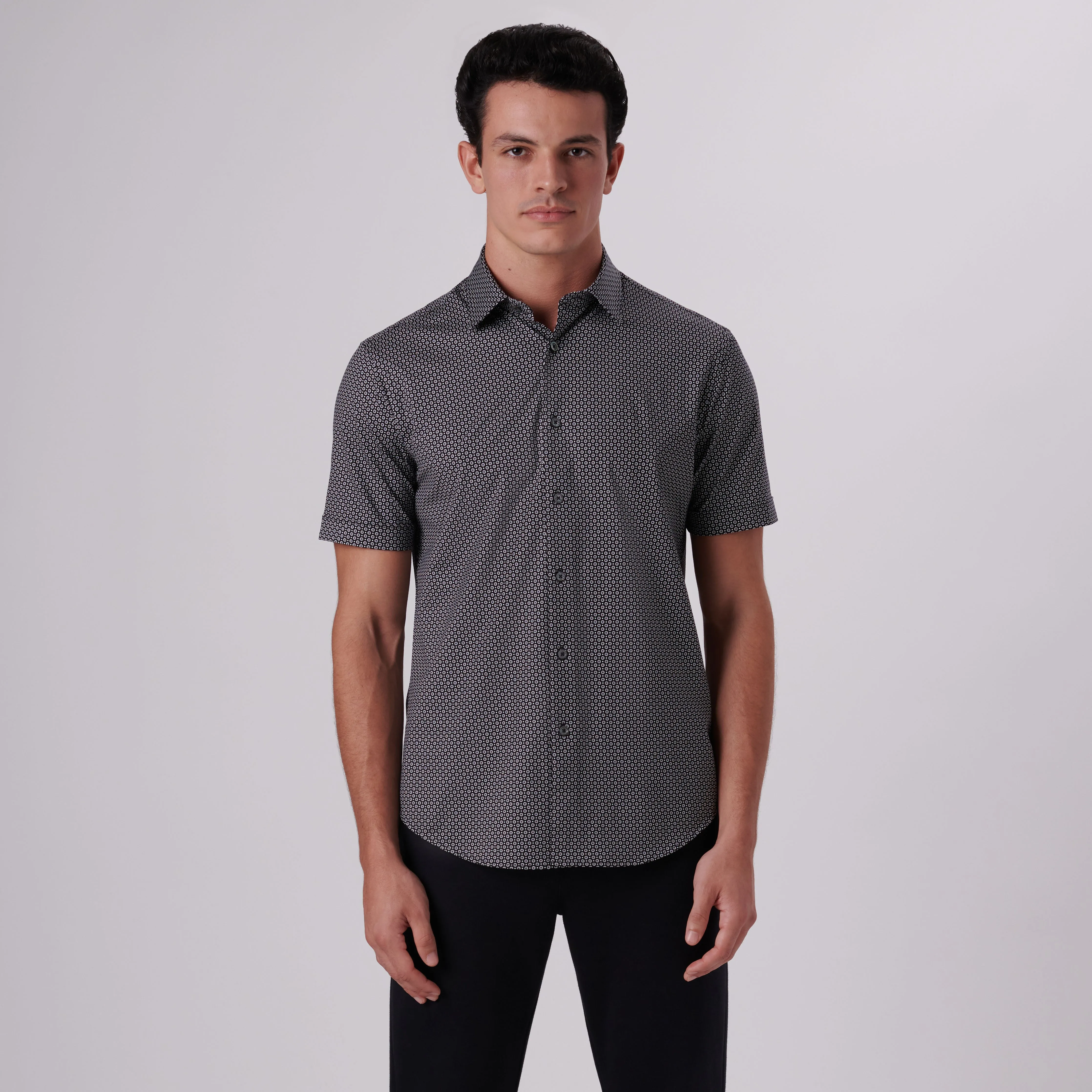 Miles Mandala Print OoohCotton Short Sleeve Shirt