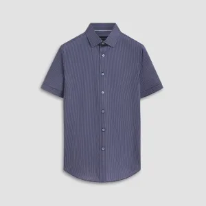 Miles Pin Dot OoohCotton Short Sleeve Shirt