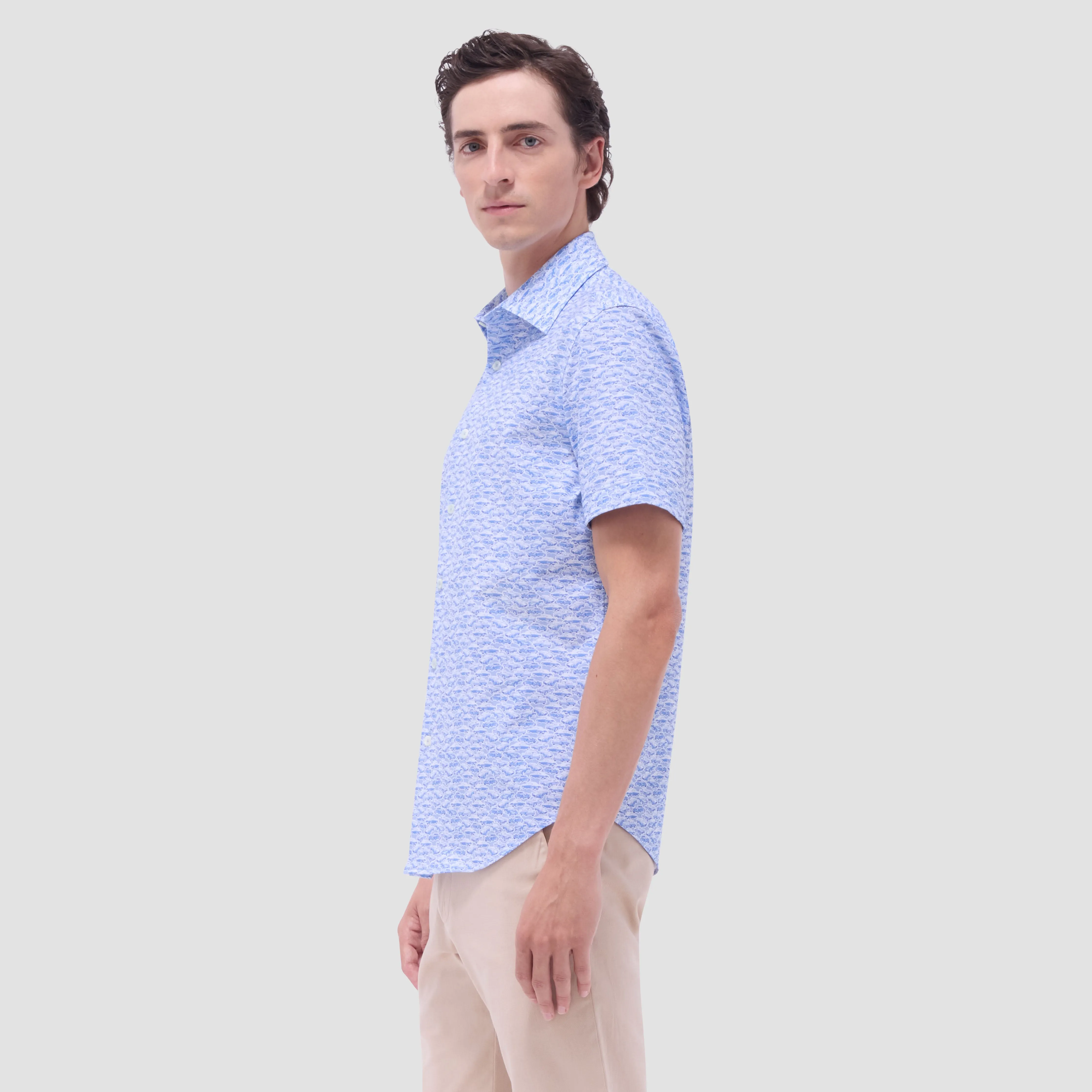 Miles Vintage Car OoohCotton Short-Sleeve Shirt