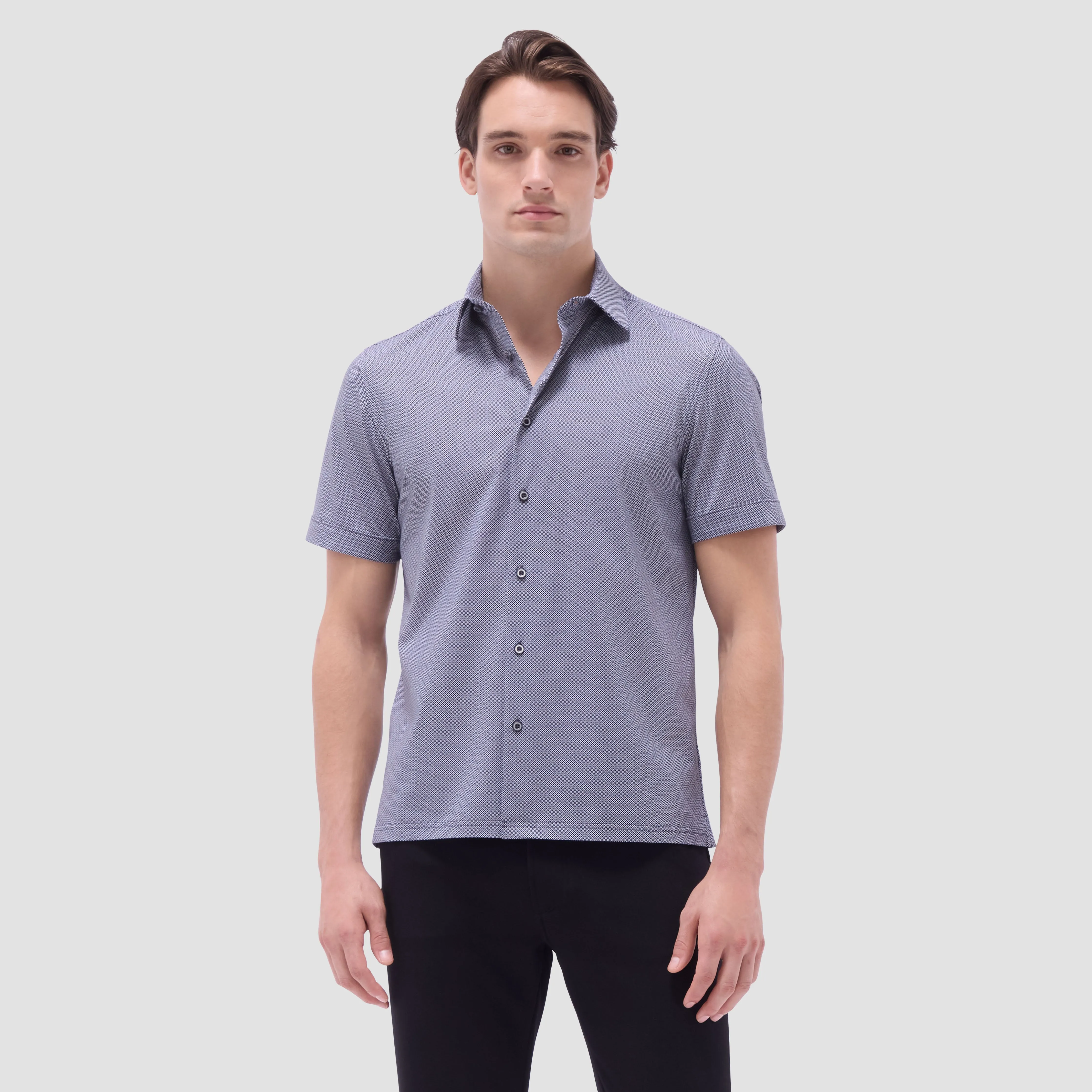 Milo Geometric OoohCotton Short-Sleeve Shirt