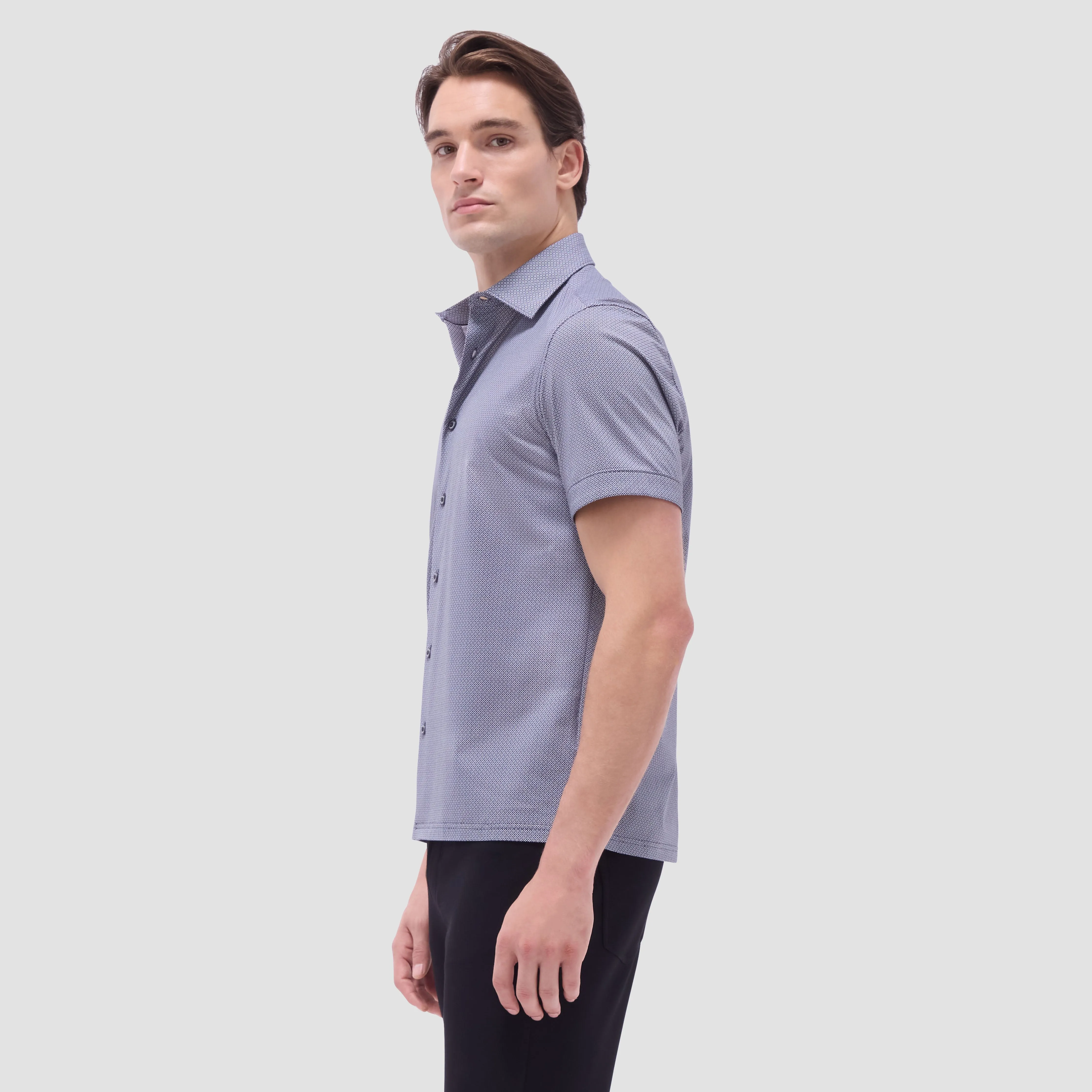 Milo Geometric OoohCotton Short-Sleeve Shirt