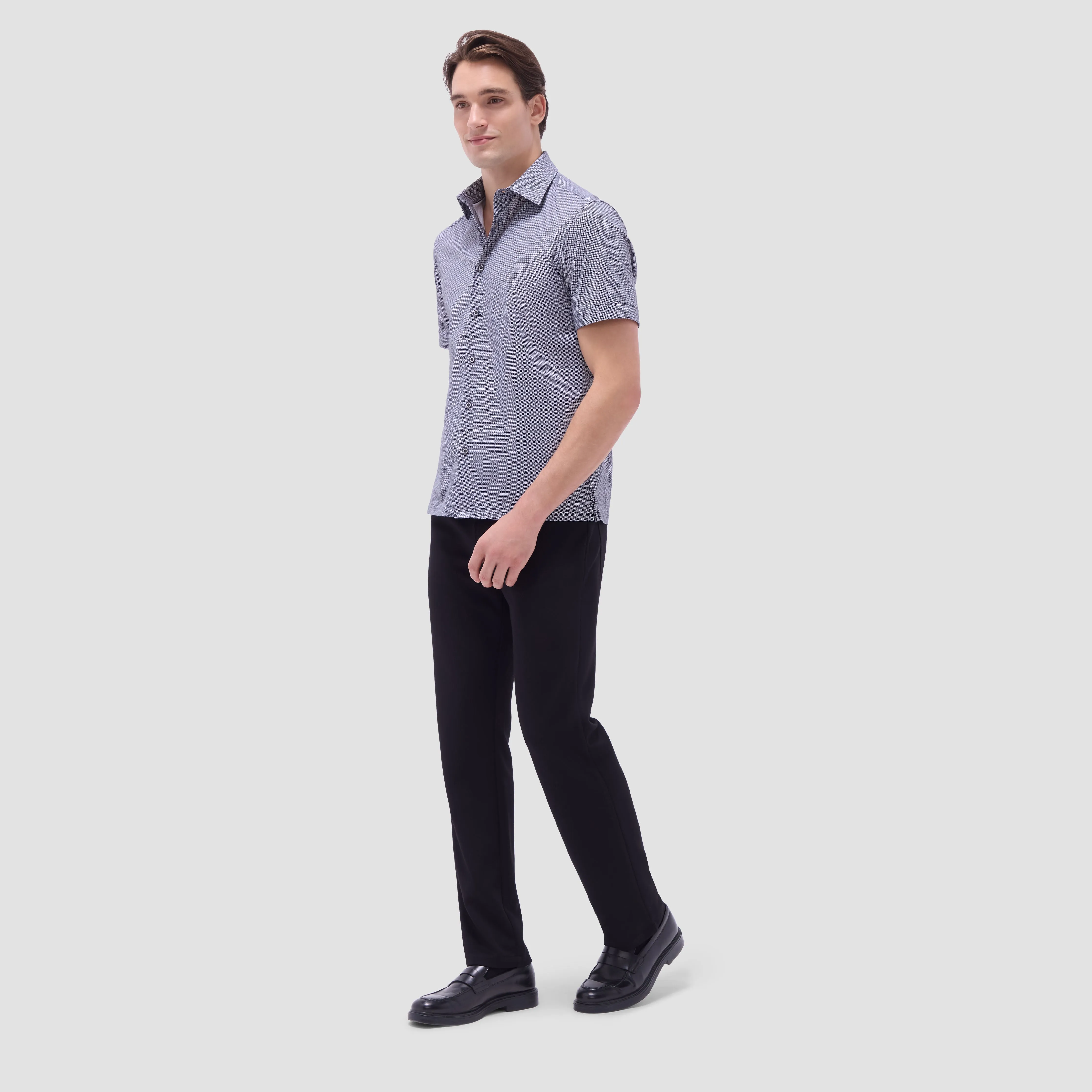 Milo Geometric OoohCotton Short-Sleeve Shirt