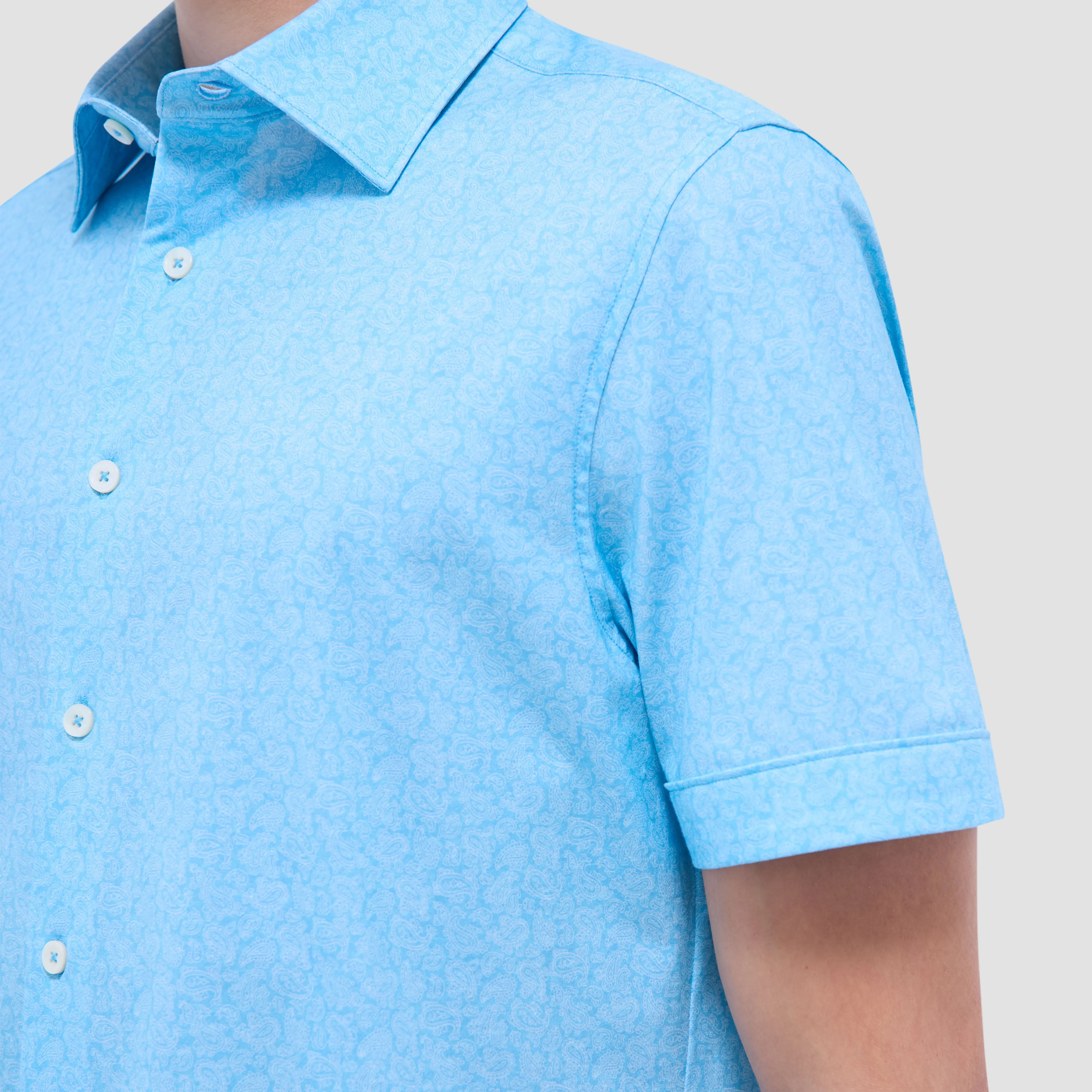Milo Paisley OoohCotton Short-Sleeve Shirt