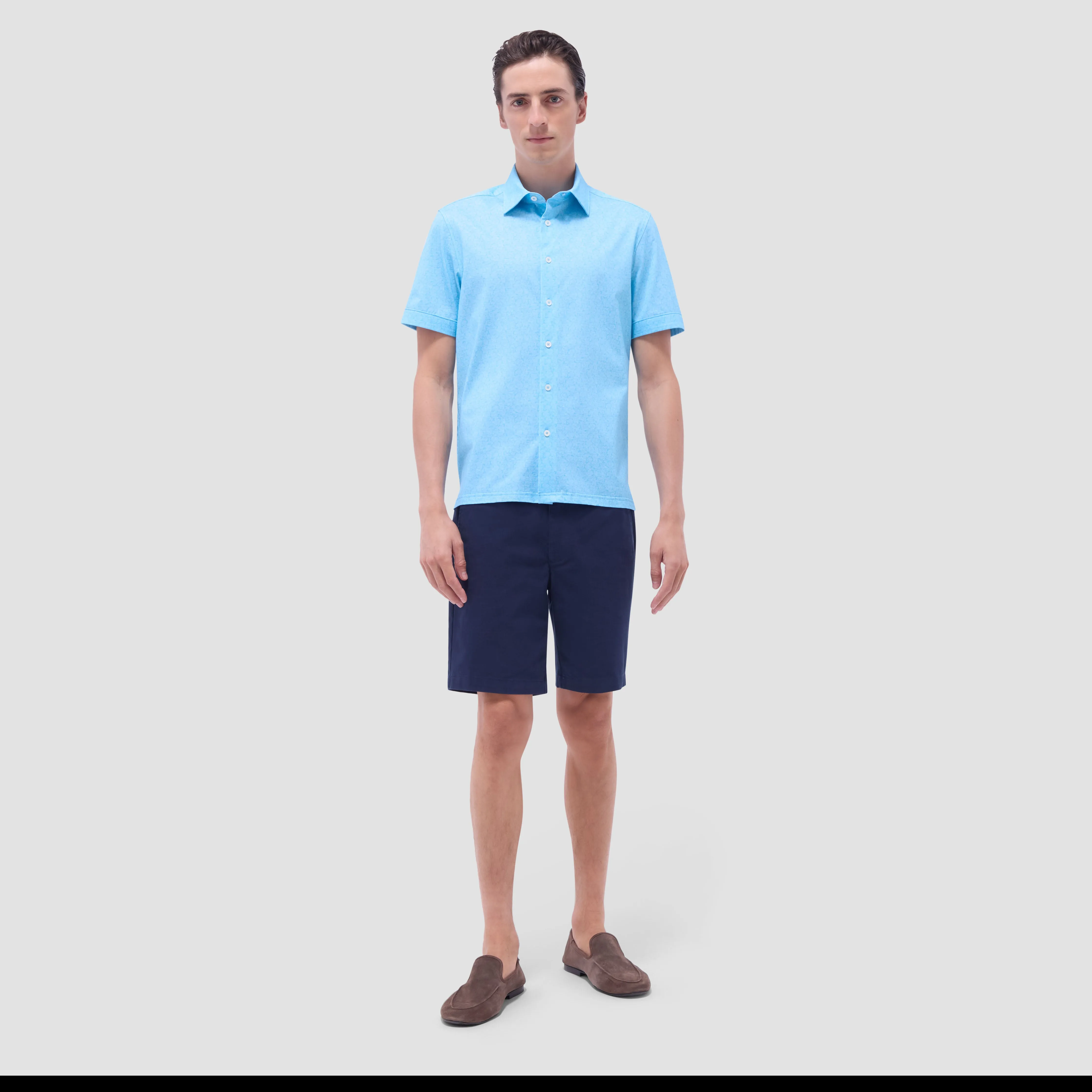 Milo Paisley OoohCotton Short-Sleeve Shirt