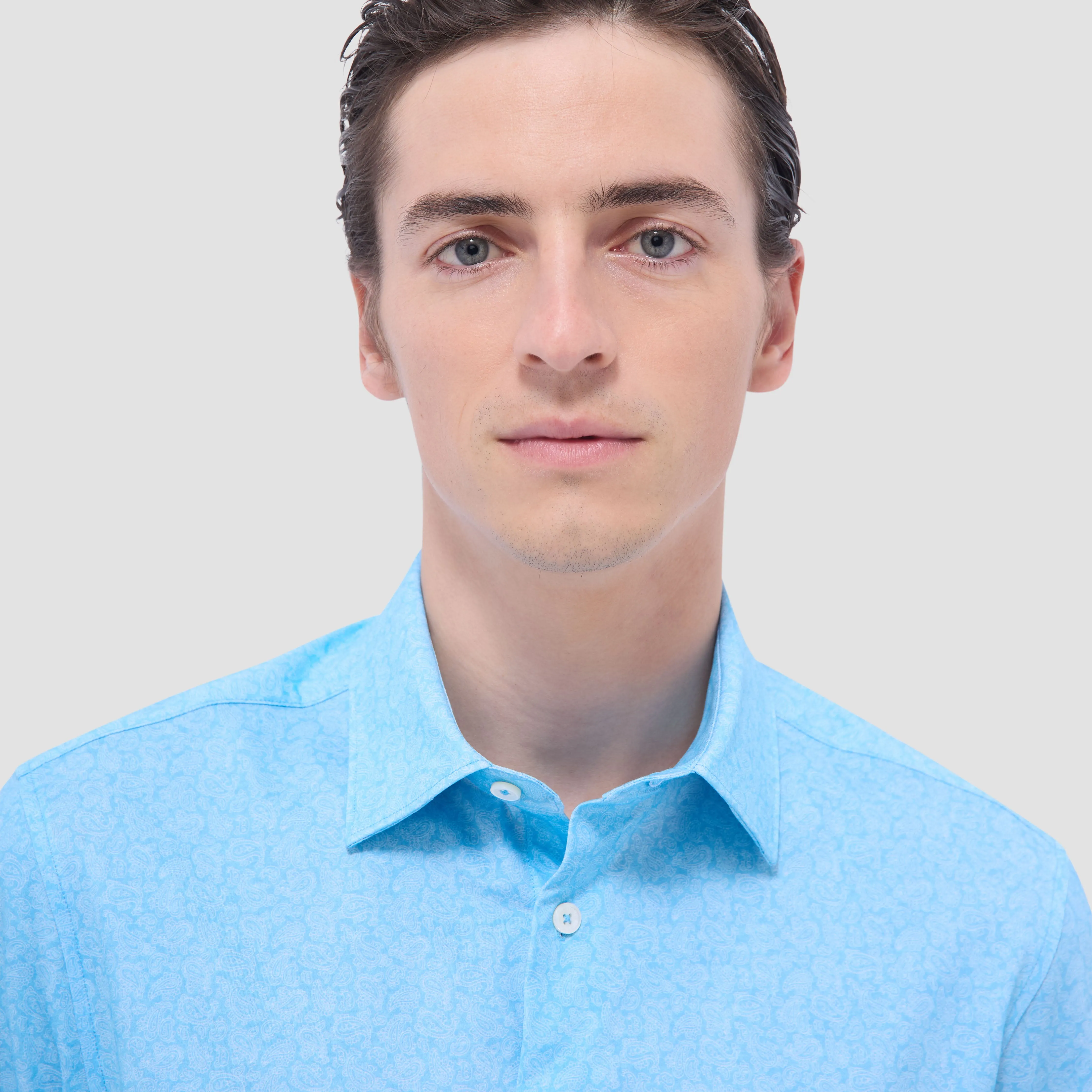 Milo Paisley OoohCotton Short-Sleeve Shirt