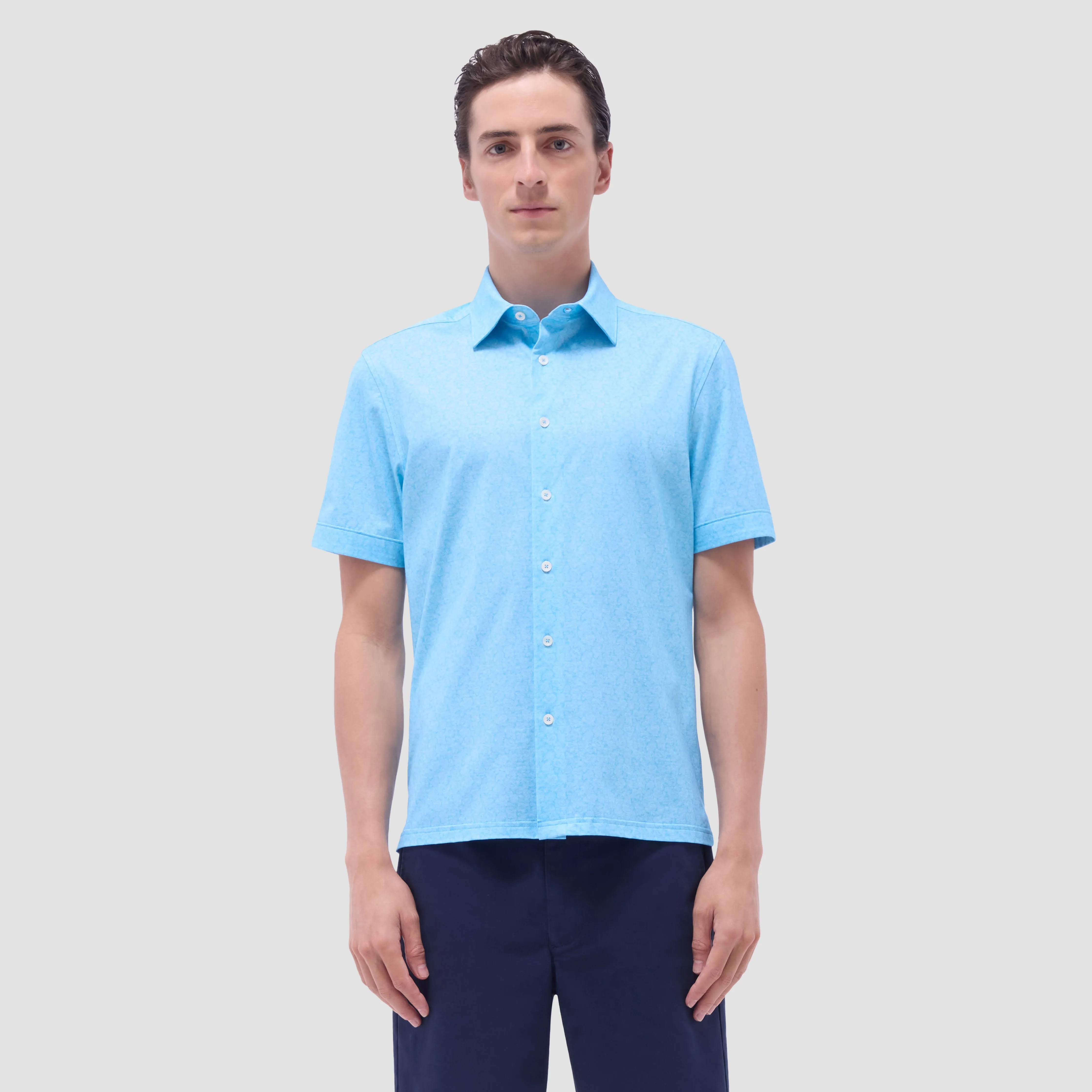 Milo Paisley OoohCotton Short-Sleeve Shirt